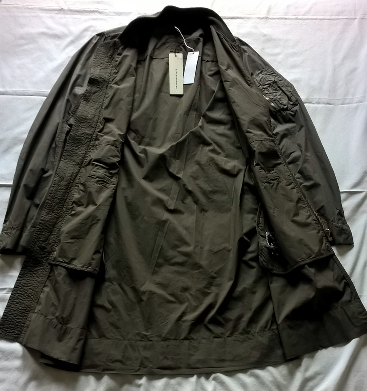 Nwt $1550 RICK OWENS DRKSHDW FLIGHT TRENCH Bomber Jacket sz M New